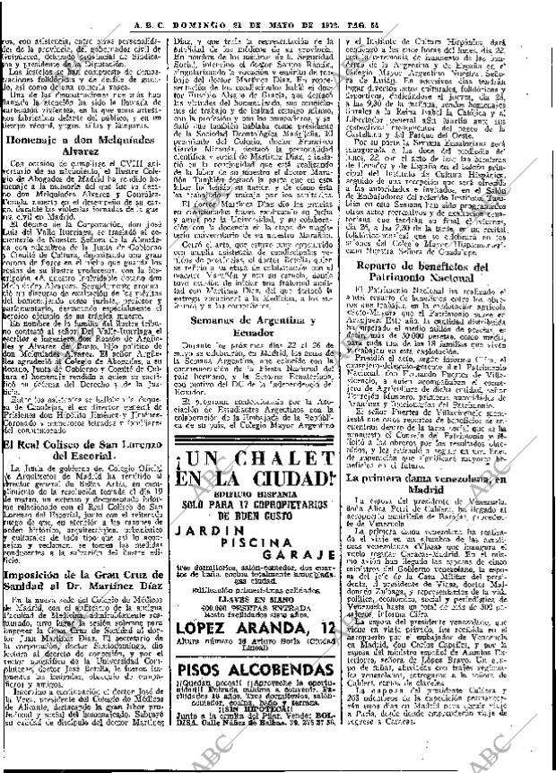 ABC MADRID 21-05-1972 página 54