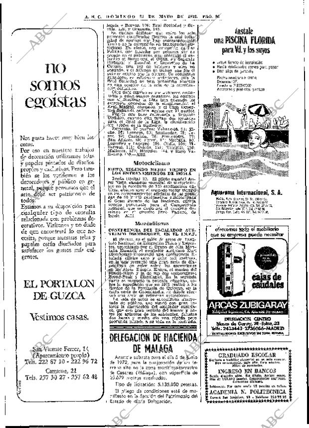 ABC MADRID 21-05-1972 página 86