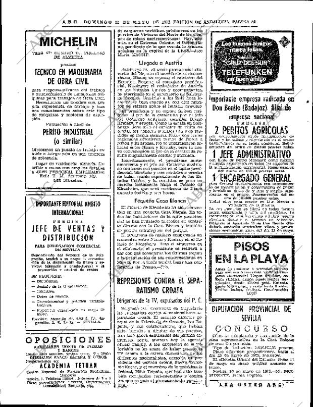 ABC SEVILLA 21-05-1972 página 28