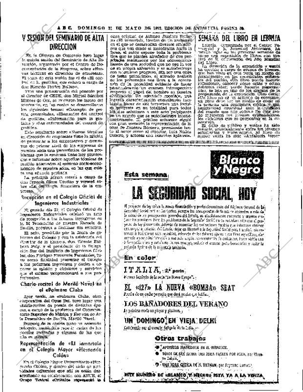 ABC SEVILLA 21-05-1972 página 51