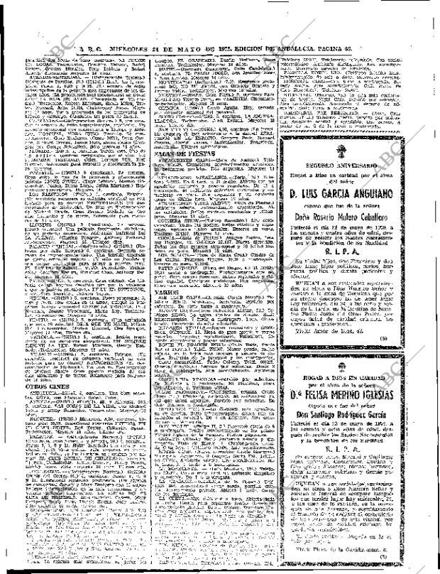 ABC SEVILLA 24-05-1972 página 62