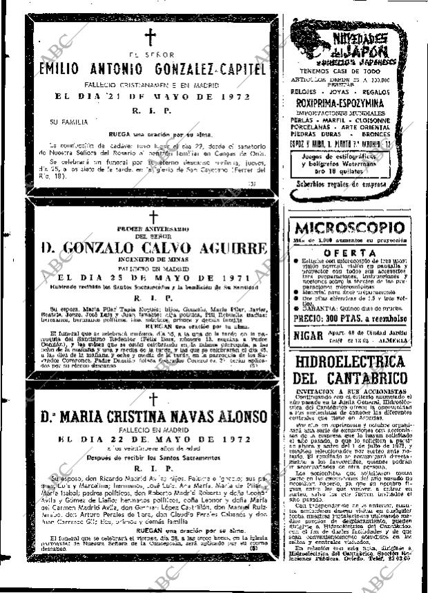 ABC MADRID 25-05-1972 página 112