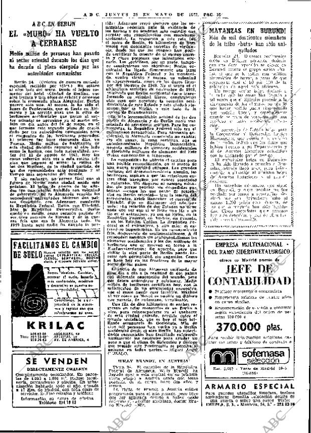 ABC MADRID 25-05-1972 página 36