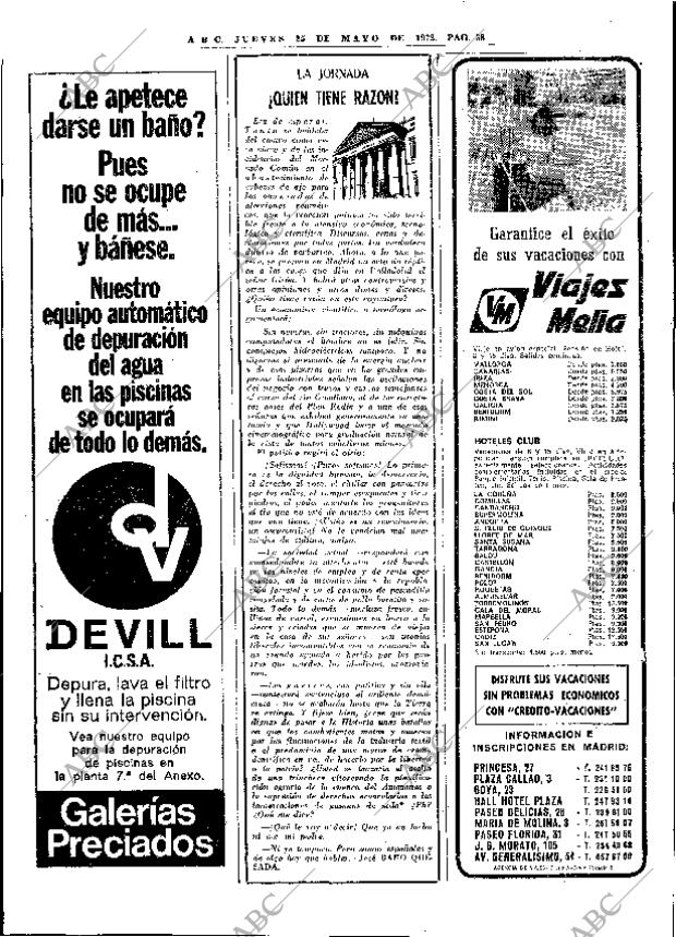 ABC MADRID 25-05-1972 página 38