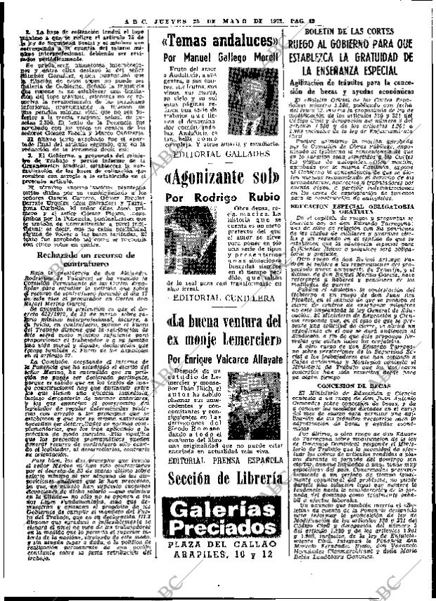 ABC MADRID 25-05-1972 página 42