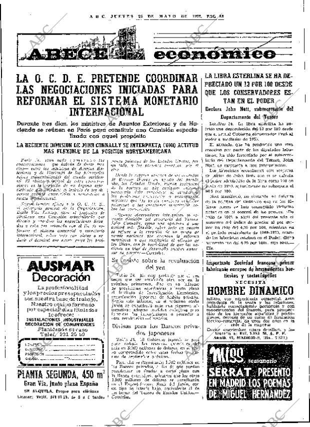 ABC MADRID 25-05-1972 página 63