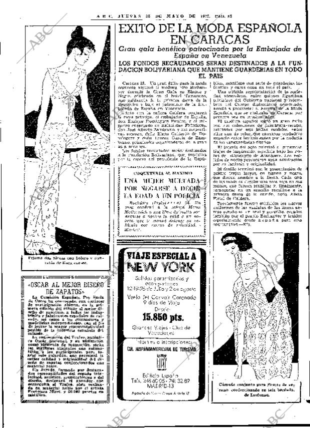 ABC MADRID 25-05-1972 página 85