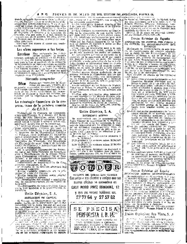 ABC SEVILLA 25-05-1972 página 44