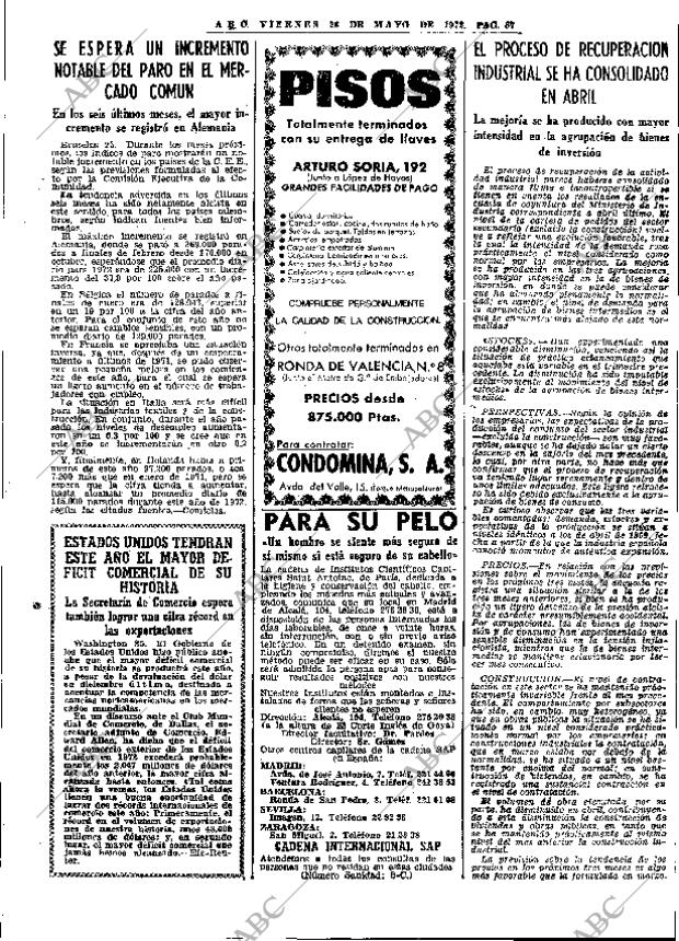 ABC MADRID 26-05-1972 página 67