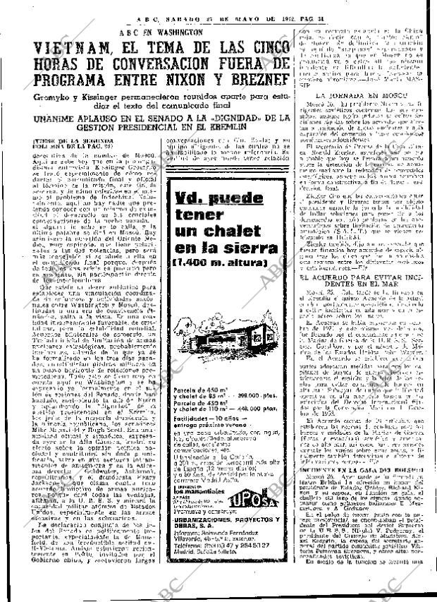 ABC MADRID 27-05-1972 página 31