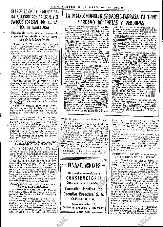 ABC MADRID 27-05-1972 página 49