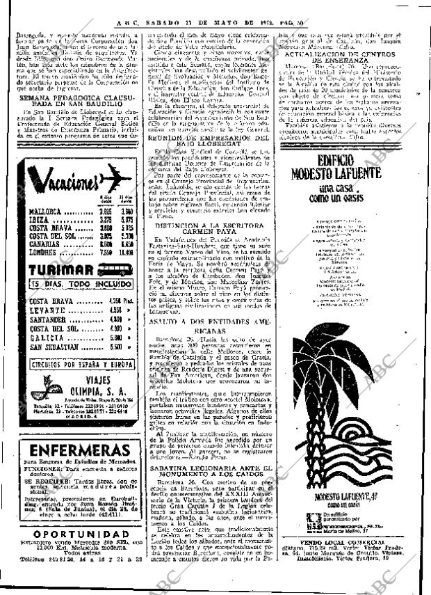 ABC MADRID 27-05-1972 página 50