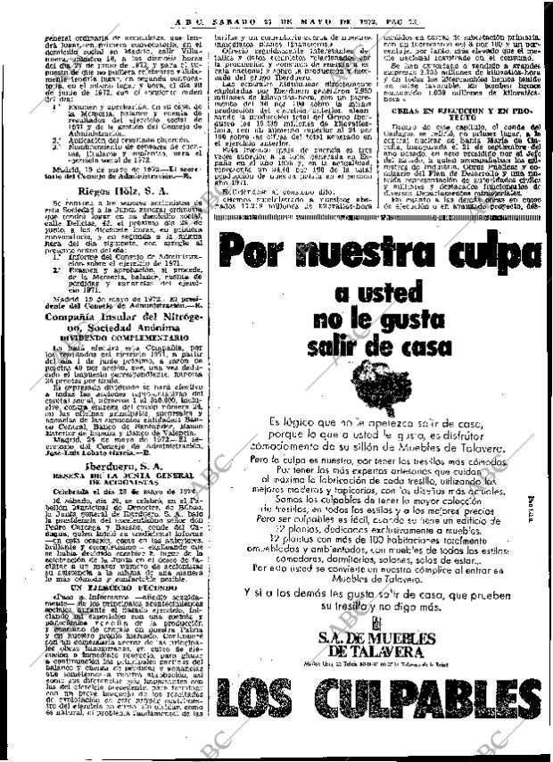 ABC MADRID 27-05-1972 página 73