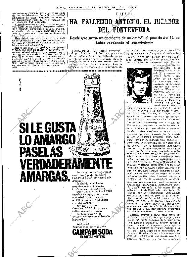 ABC MADRID 27-05-1972 página 81