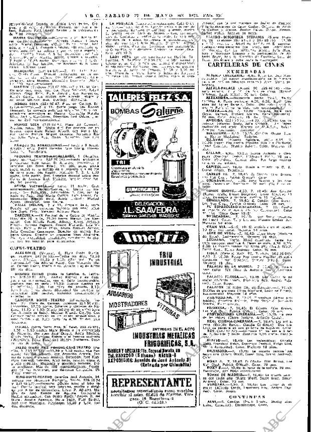 ABC MADRID 27-05-1972 página 92