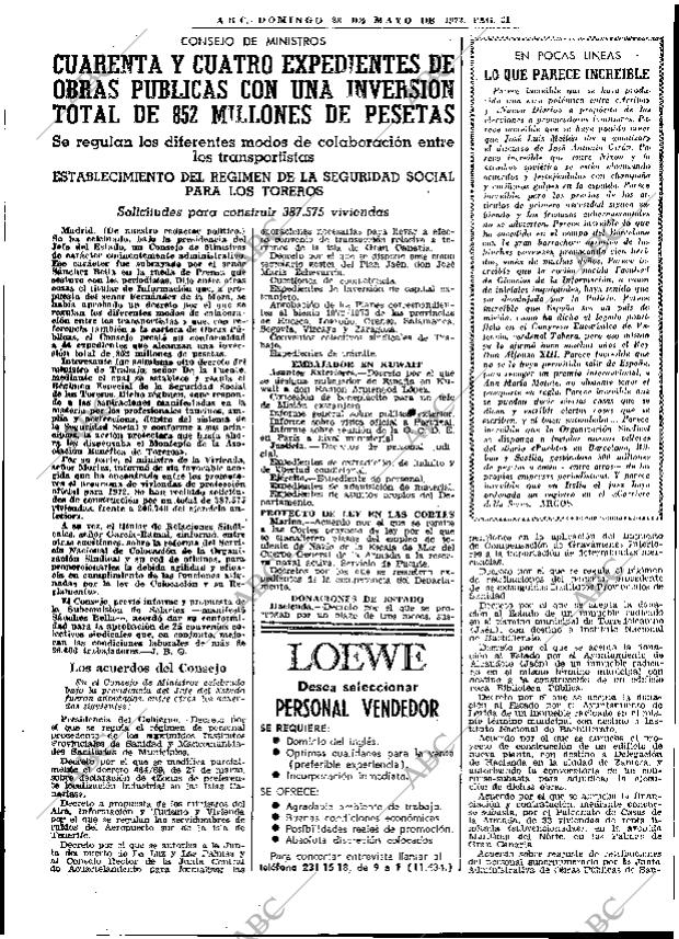 ABC MADRID 28-05-1972 página 31