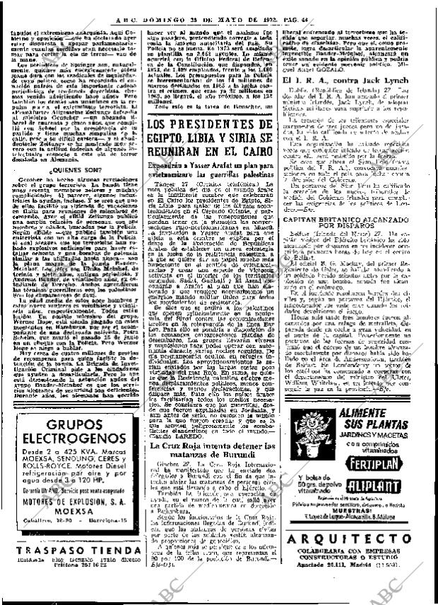 ABC MADRID 28-05-1972 página 44