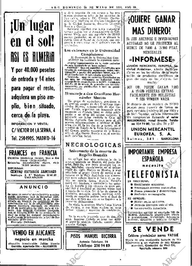 ABC MADRID 28-05-1972 página 56