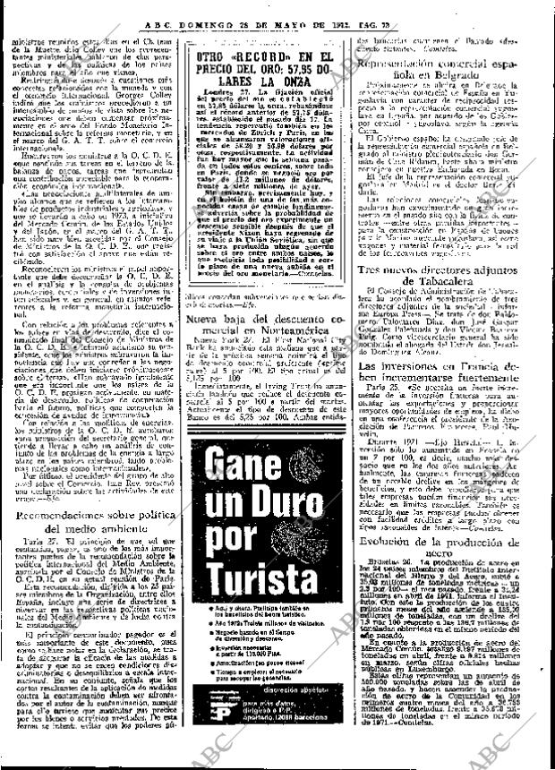 ABC MADRID 28-05-1972 página 72