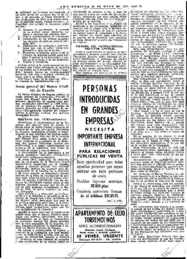 ABC MADRID 28-05-1972 página 77