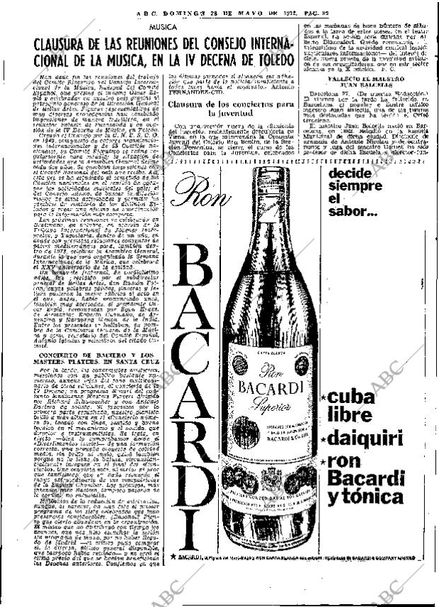 ABC MADRID 28-05-1972 página 89