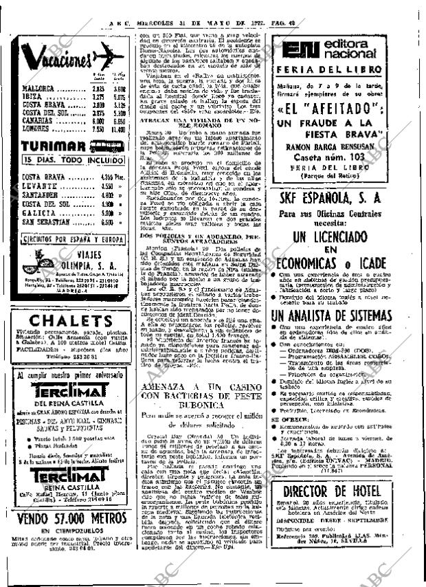 ABC MADRID 31-05-1972 página 42