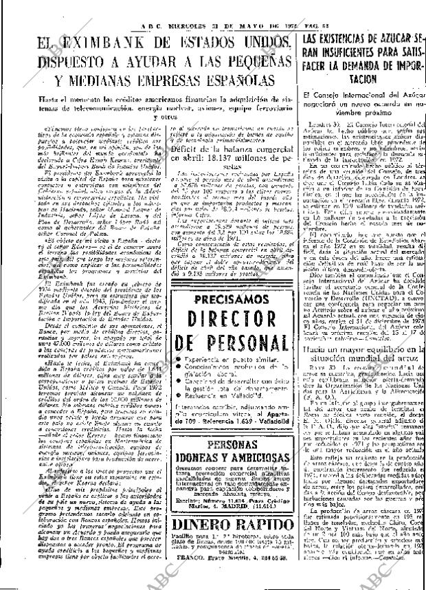 ABC MADRID 31-05-1972 página 63