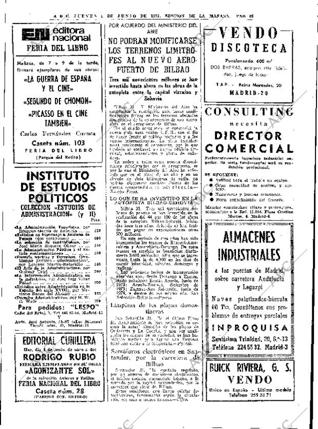 ABC MADRID 01-06-1972 página 36