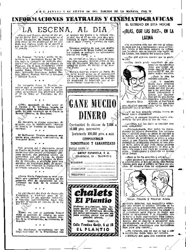 ABC MADRID 01-06-1972 página 79