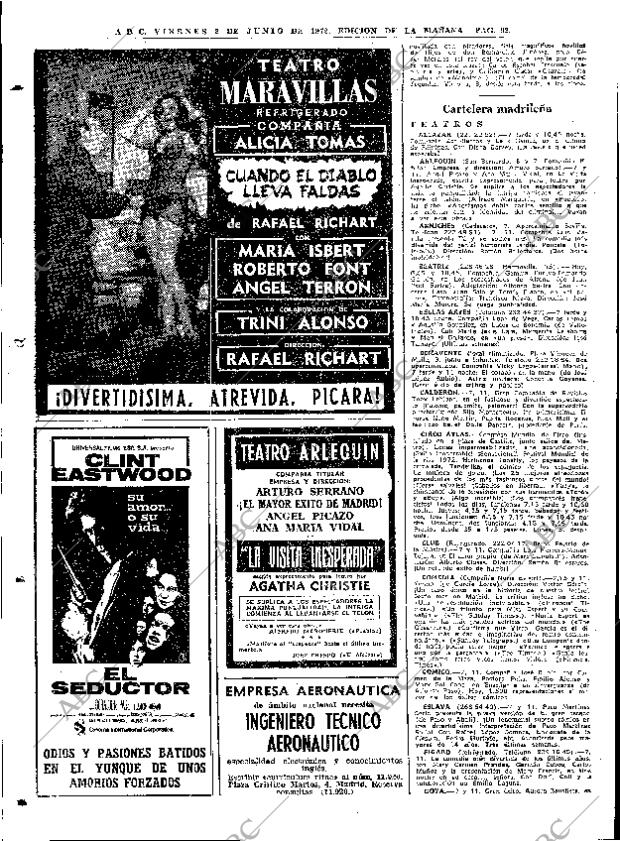 ABC MADRID 02-06-1972 página 92