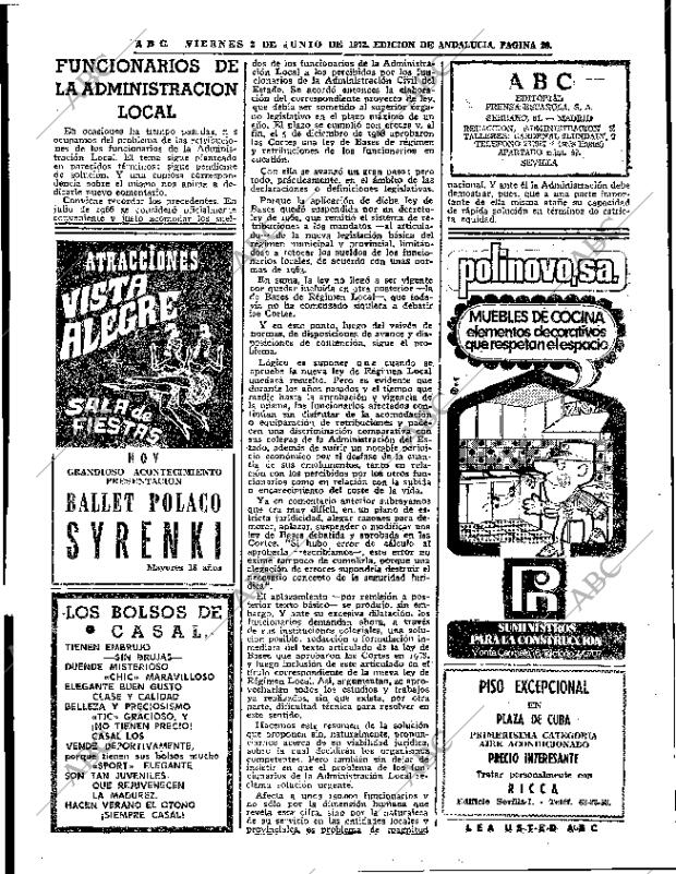 ABC SEVILLA 02-06-1972 página 19