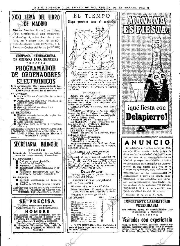 ABC MADRID 03-06-1972 página 44