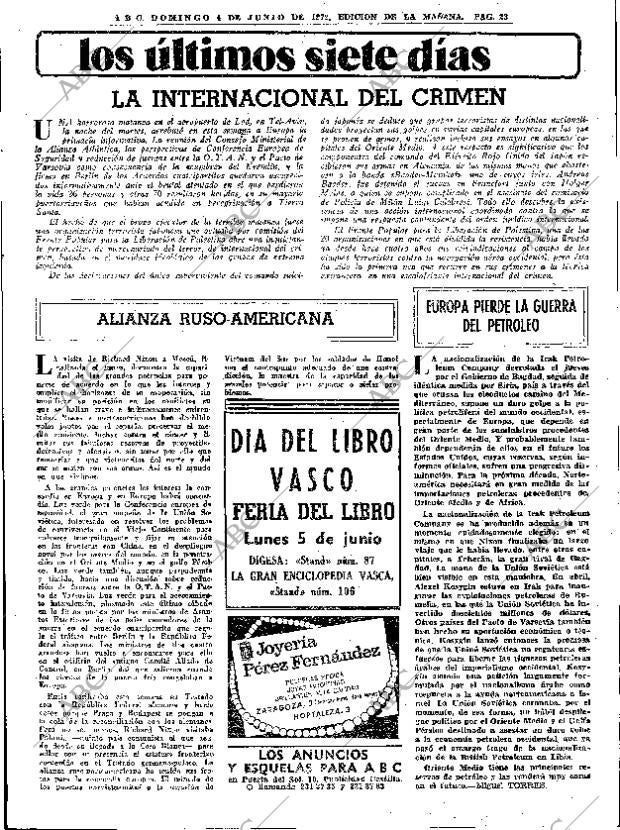 ABC MADRID 04-06-1972 página 23