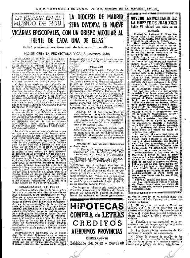 ABC MADRID 04-06-1972 página 27