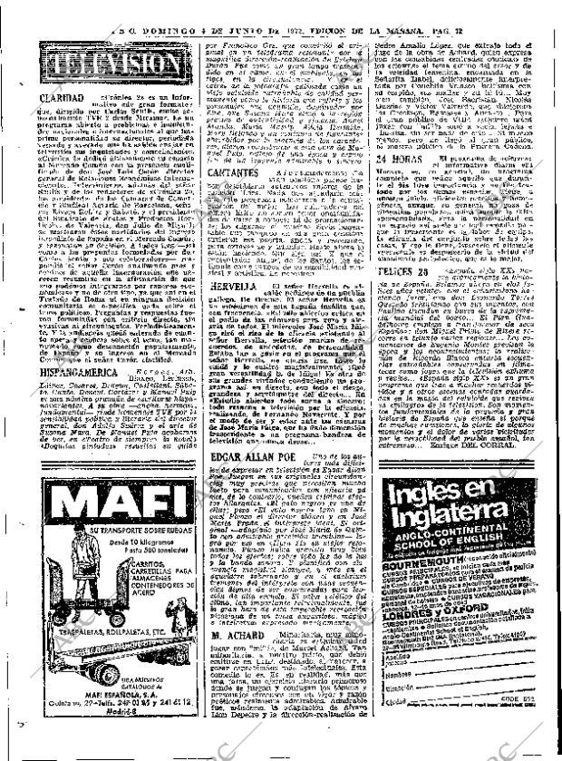 ABC MADRID 04-06-1972 página 72