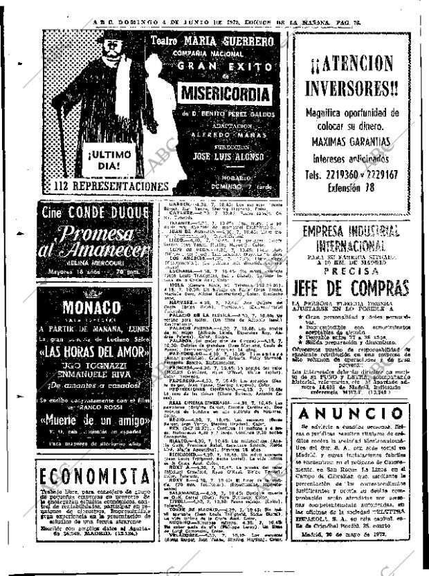 ABC MADRID 04-06-1972 página 78