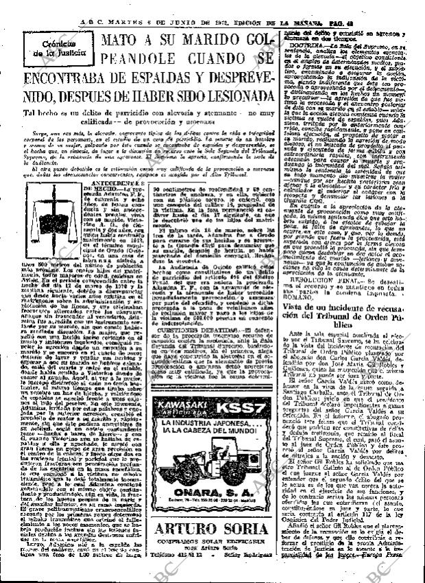 ABC MADRID 06-06-1972 página 43