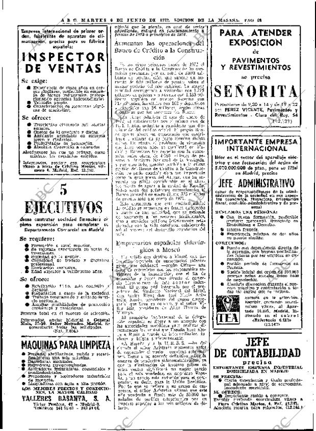 ABC MADRID 06-06-1972 página 68