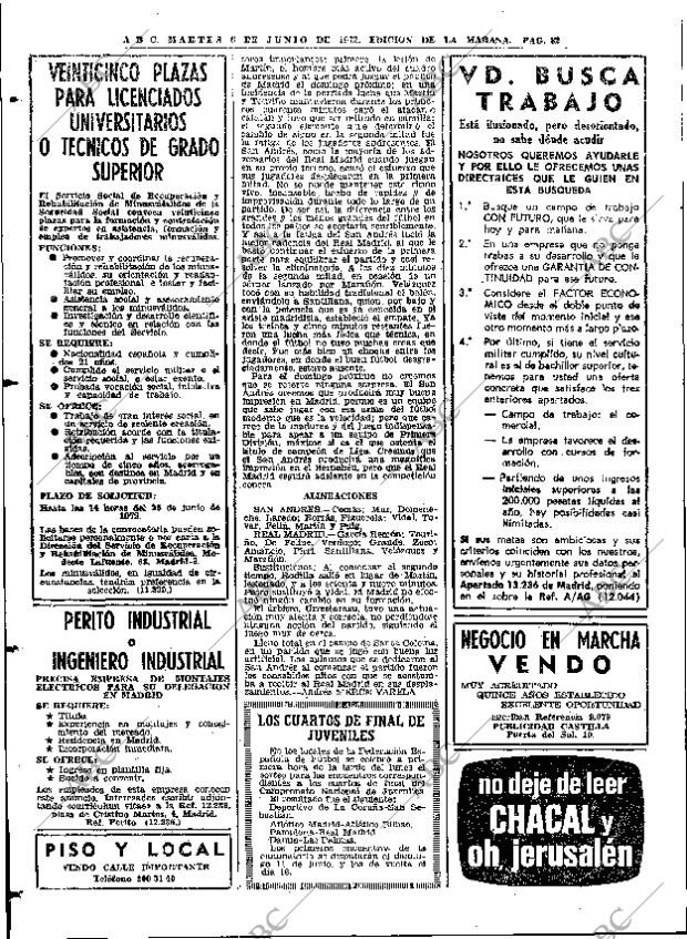 ABC MADRID 06-06-1972 página 82