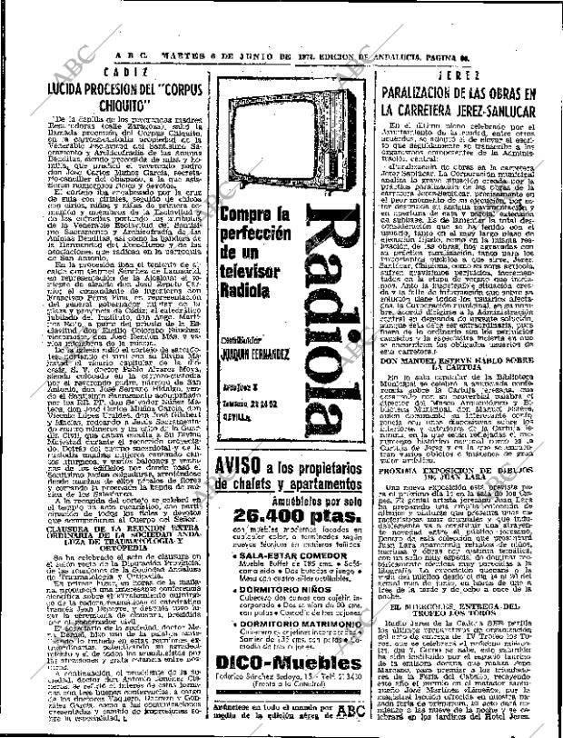 ABC SEVILLA 06-06-1972 página 66