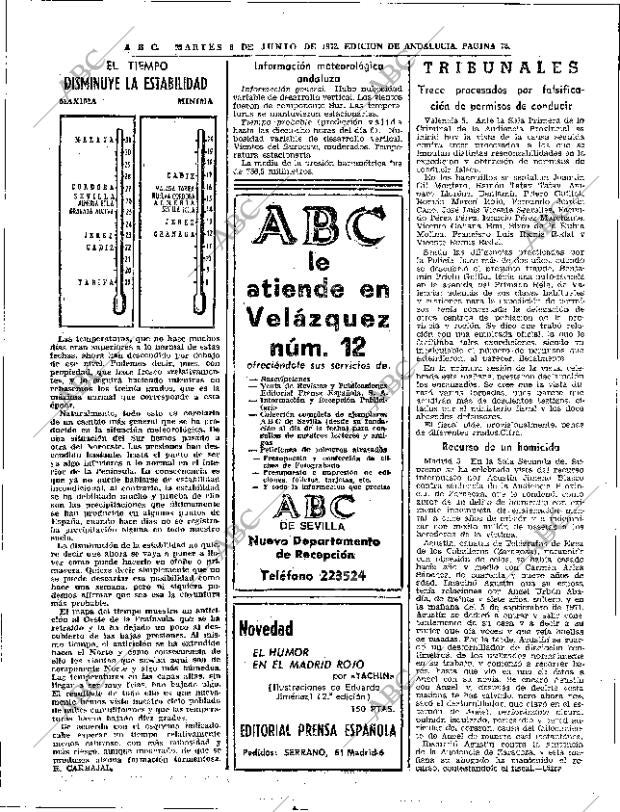 ABC SEVILLA 06-06-1972 página 72