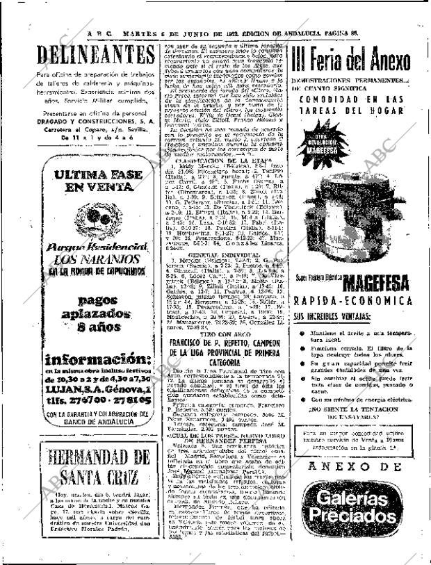 ABC SEVILLA 06-06-1972 página 88