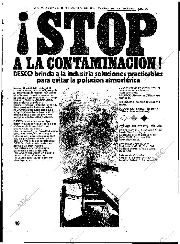 ABC MADRID 15-06-1972 página 90