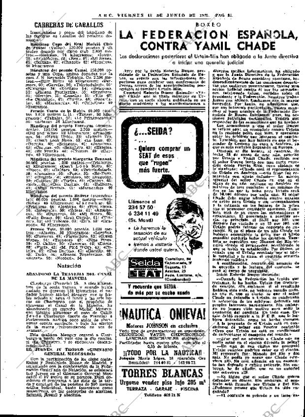 ABC MADRID 16-06-1972 página 81