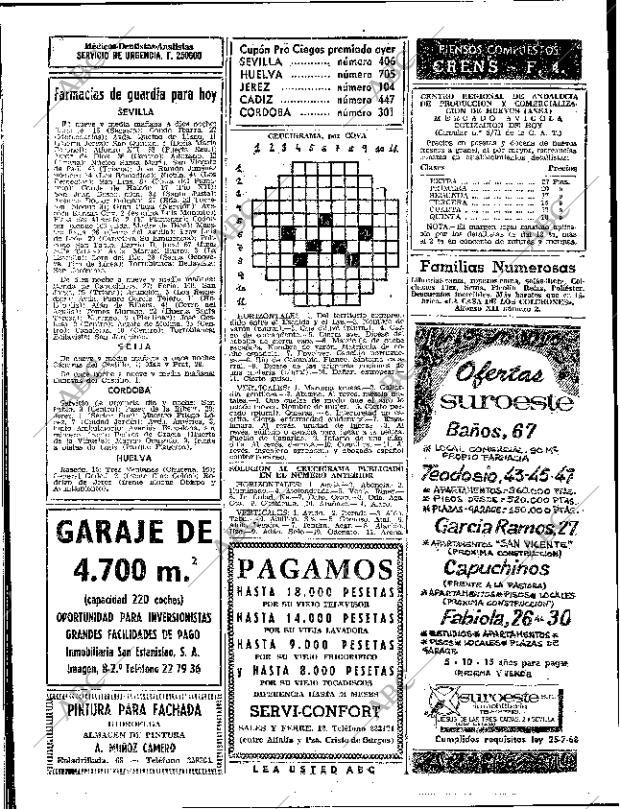 ABC SEVILLA 16-06-1972 página 74