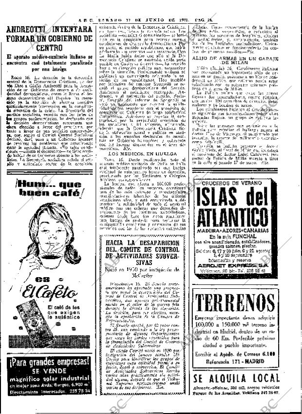 ABC MADRID 17-06-1972 página 34