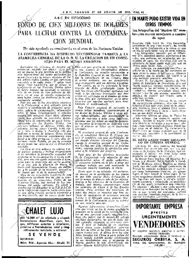 ABC MADRID 17-06-1972 página 61