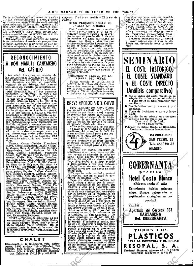 ABC MADRID 17-06-1972 página 72
