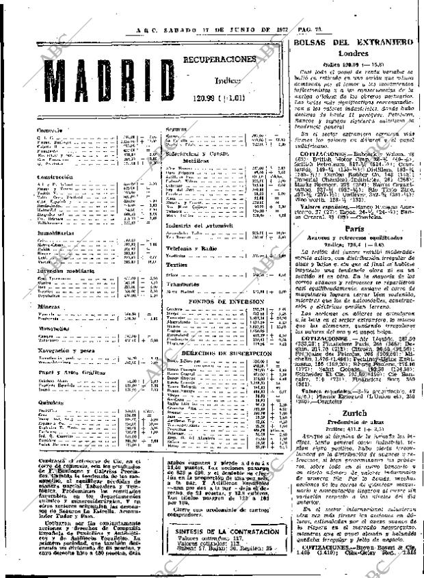 ABC MADRID 17-06-1972 página 79