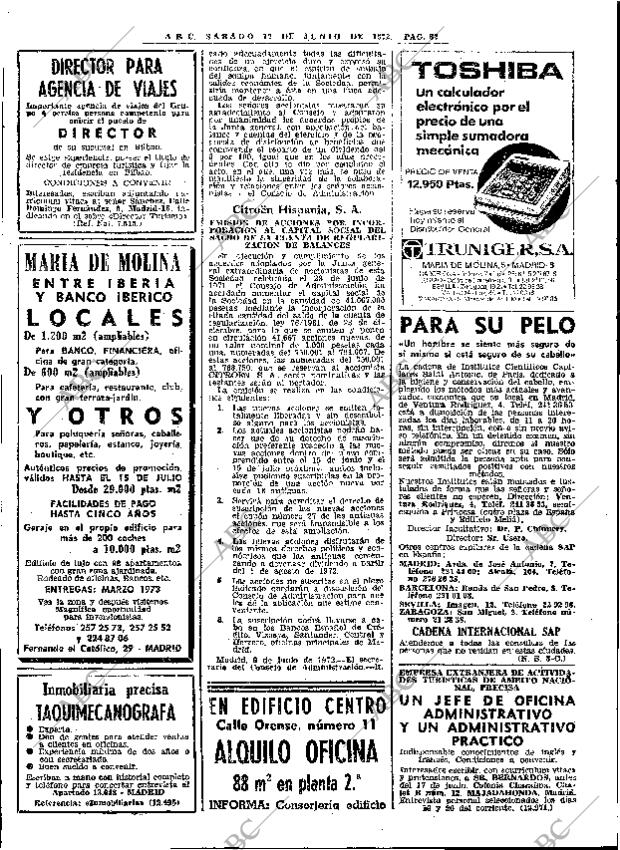 ABC MADRID 17-06-1972 página 82